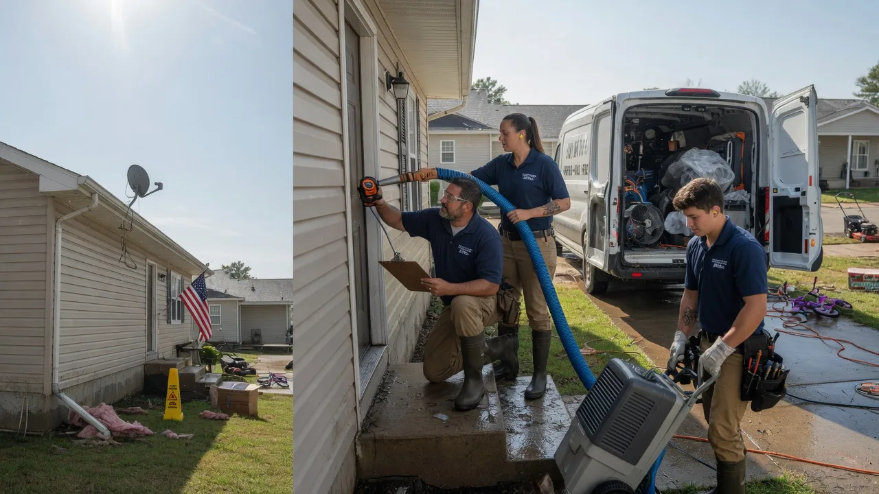 Ceiling Water Damage Restoration in Scott, MS near me